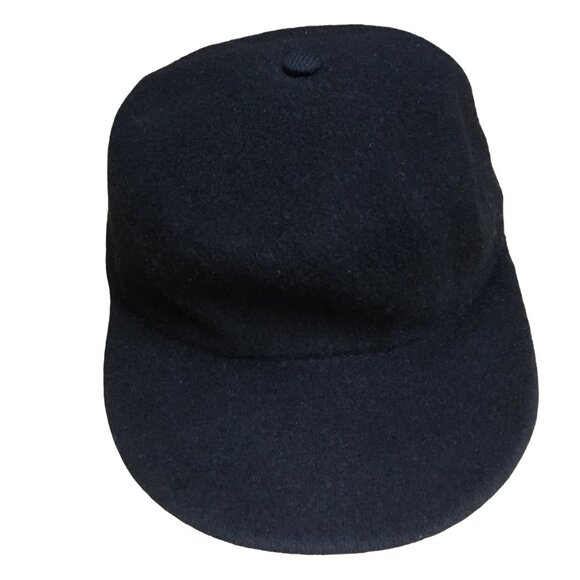 Kangol Black Wool Hat Cap Vintage Newsboy Cap - Picture 4 of 10